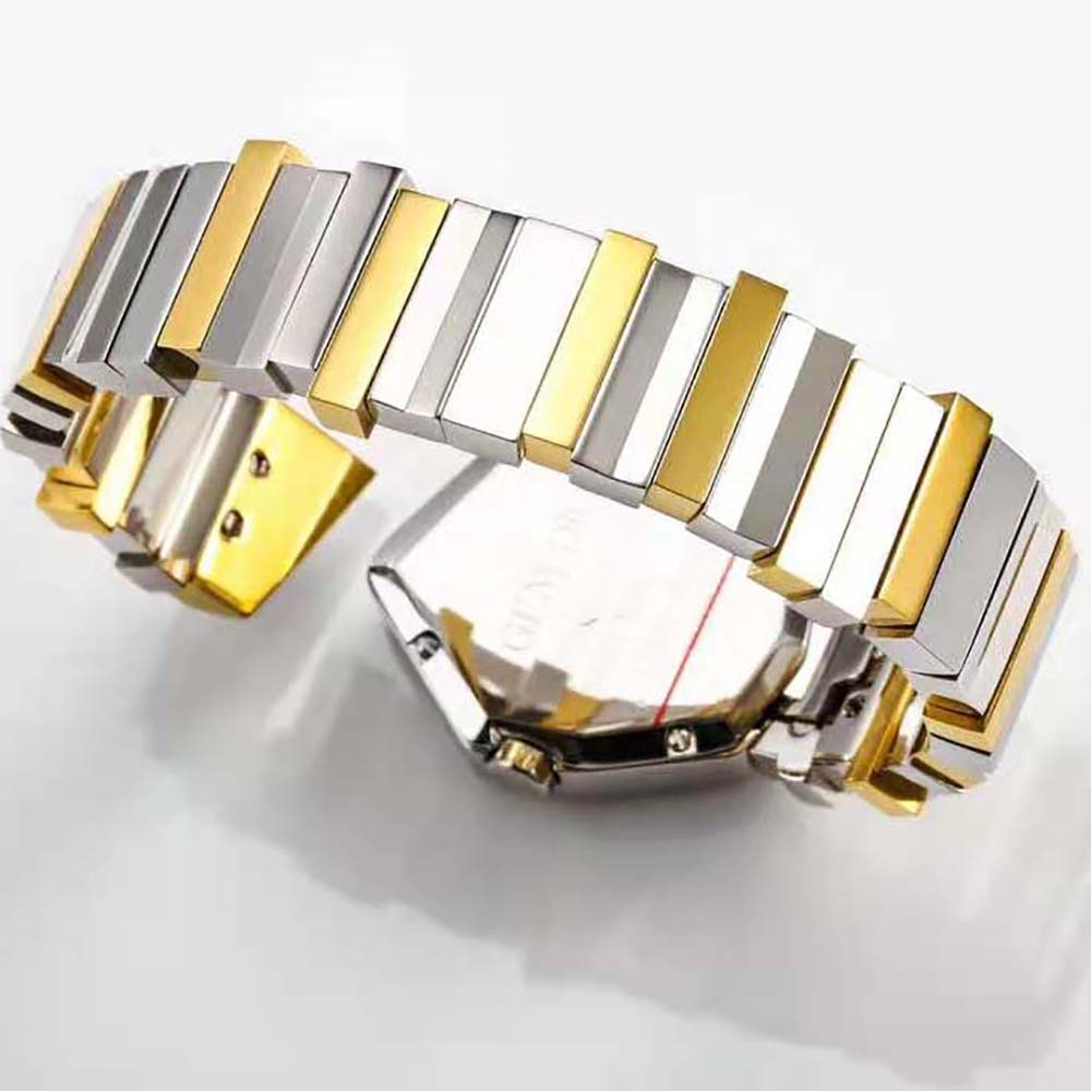 Dior Women GEM DIOR Ø 27 mm (1”) Steel Yellow Gold Lapis Lazuli and Diamonds (9)