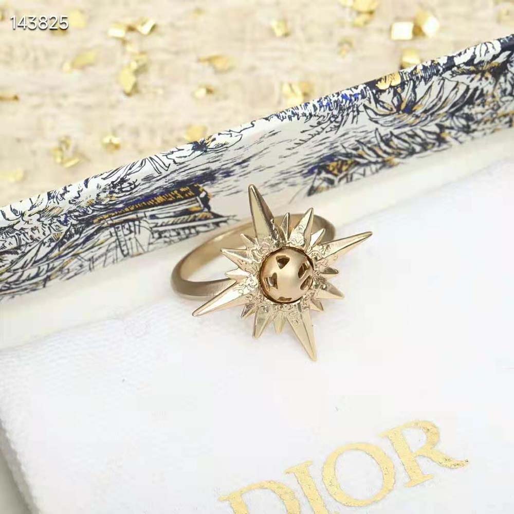 Dior Women Rêve D’infini Ring Gold-Finish Metal (3)
