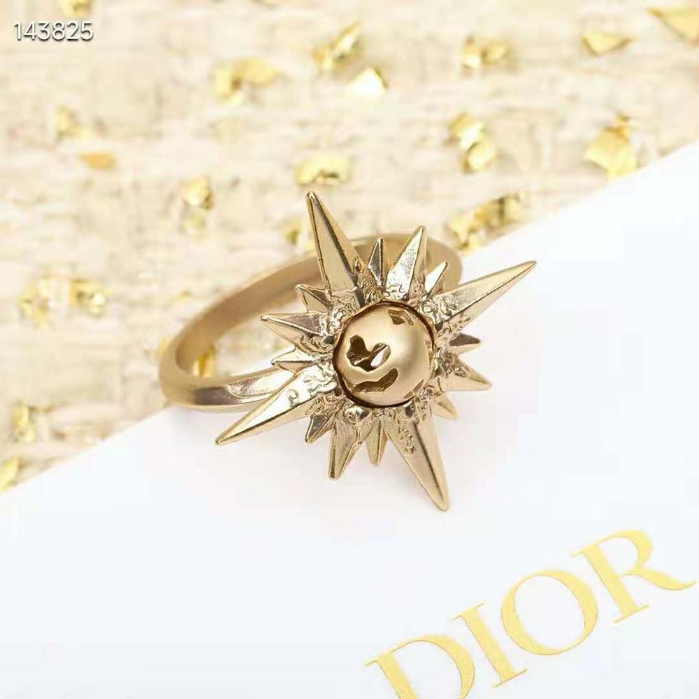 Dior Women Rêve D’infini Ring Gold-Finish Metal (7)
