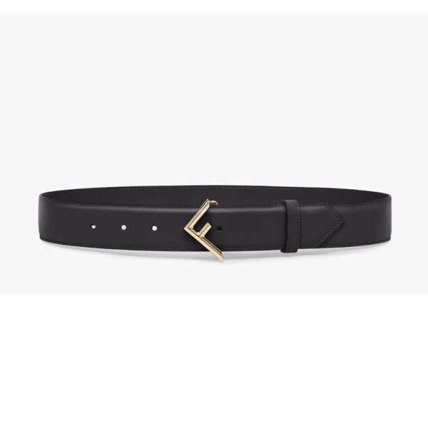 Fendi Damen Schwarzer Ledergürtel (1)
