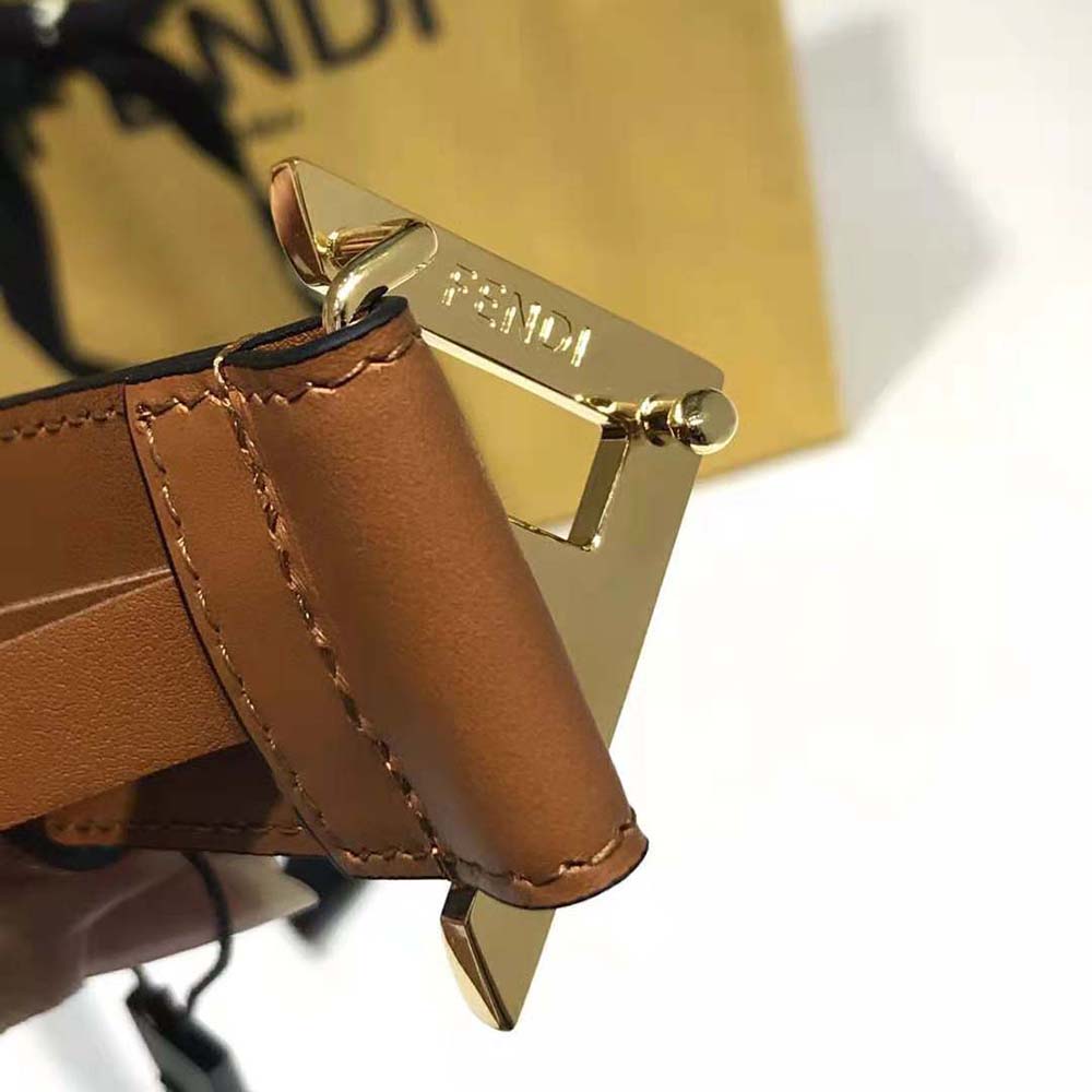Fendi Women Brown Leather Belt (7)