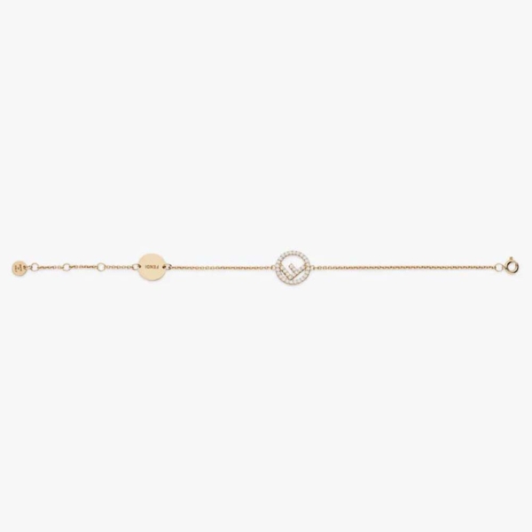 Fendi Women F Is Fendi Bracelet Gold-coloured (1)