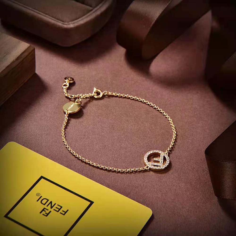 Fendi Women F Is Fendi Bracelet Gold-coloured (2)