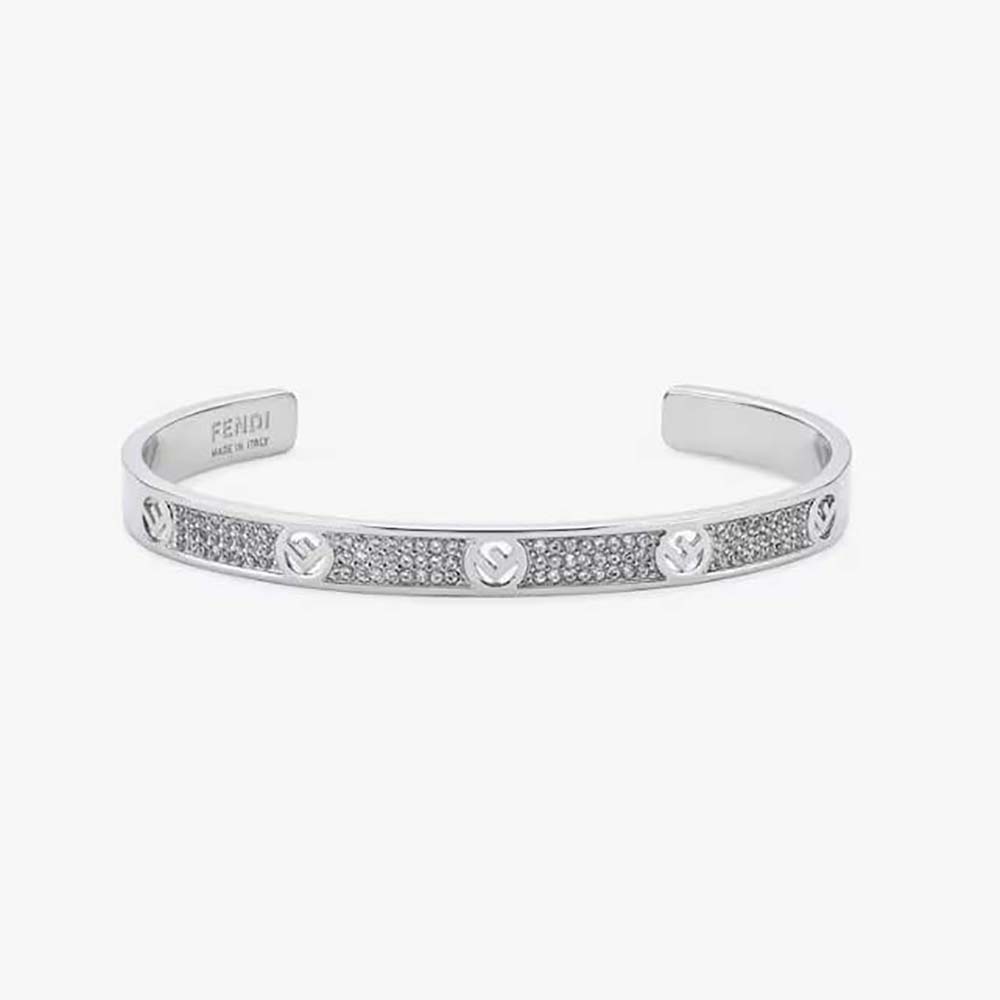 Fendi Women F Is Fendi Bracelet Silver-coloured (1)