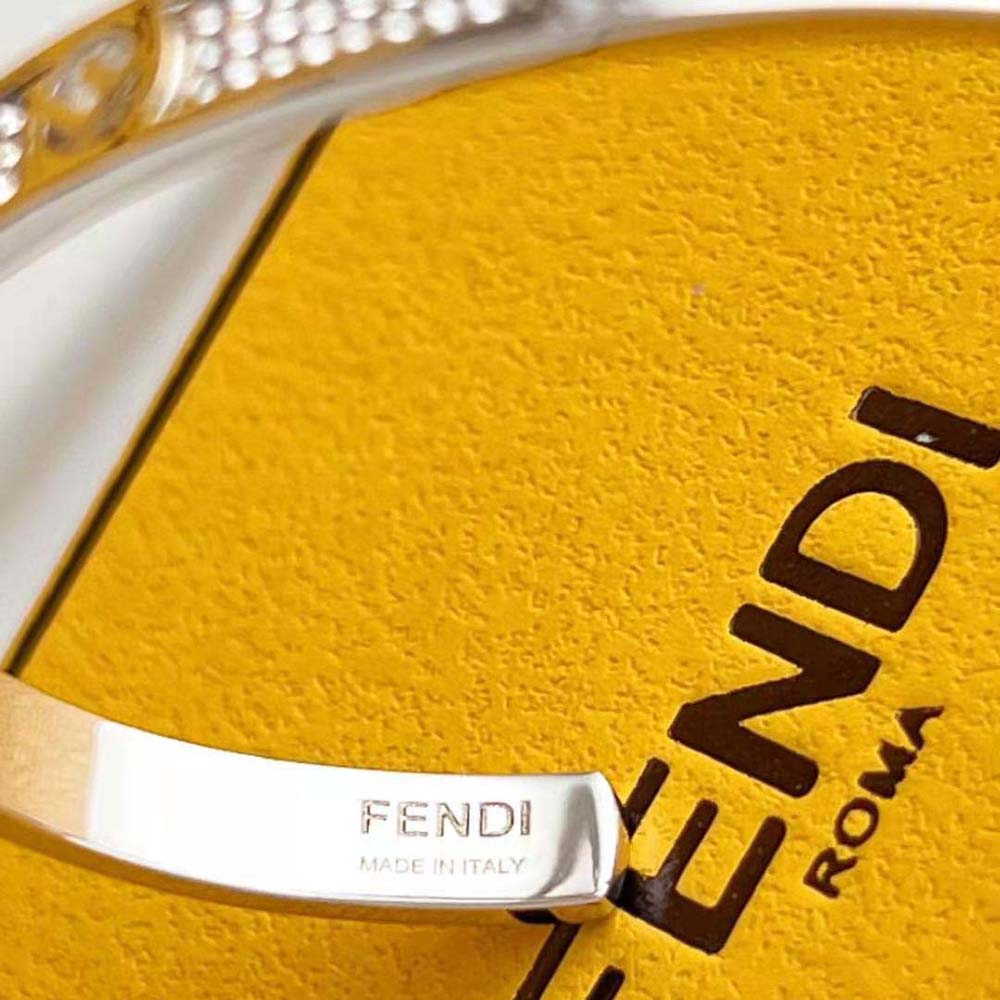 Fendi Women F Is Fendi Bracelet Silver-coloured (6)