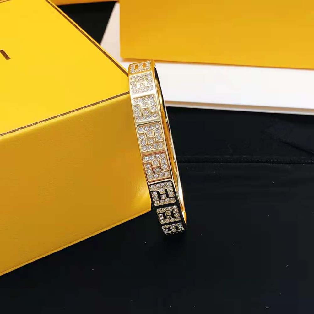 Fendi Women FF Bracelet Gold-coloured (2)