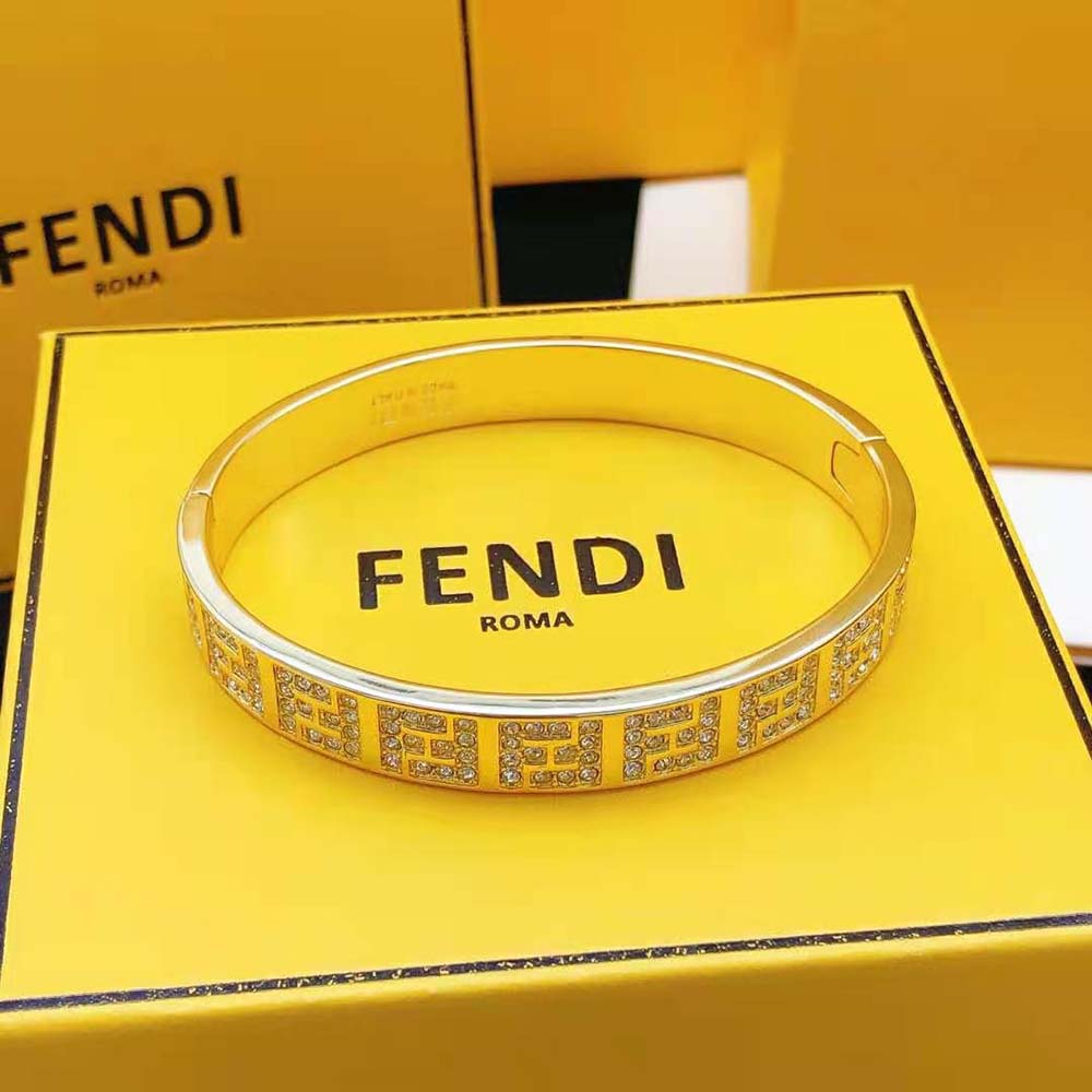Fendi Women FF Bracelet Gold-coloured (3)