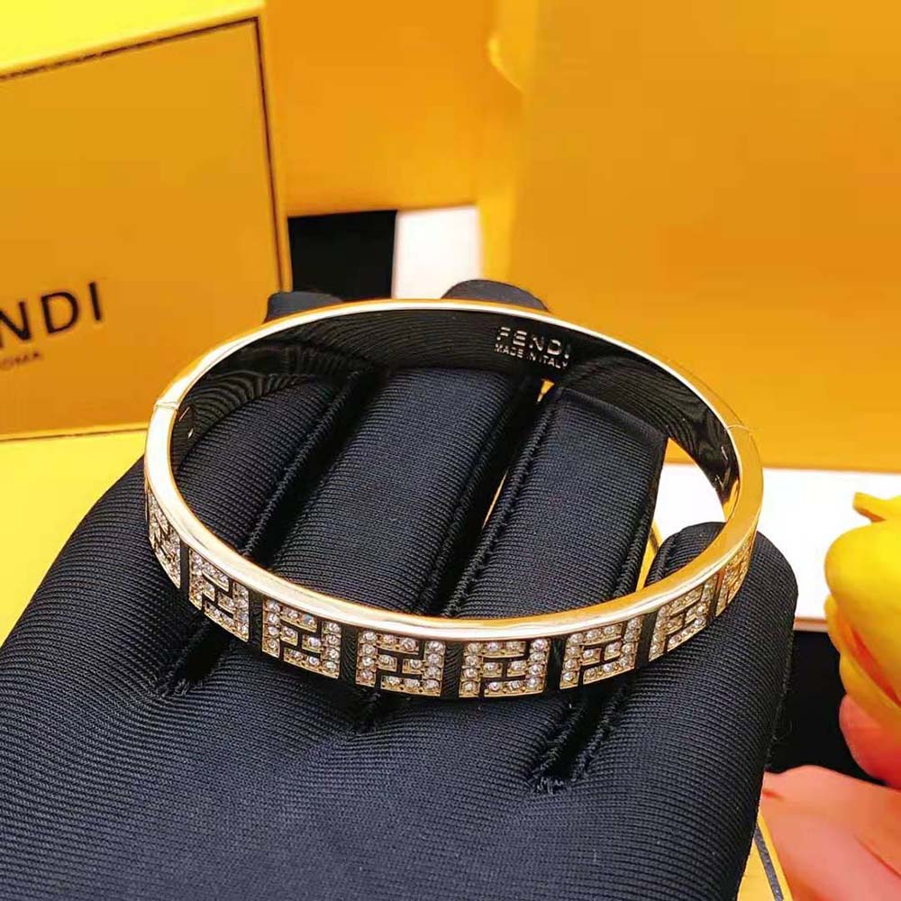 Fendi Women FF Bracelet Gold-coloured (5)