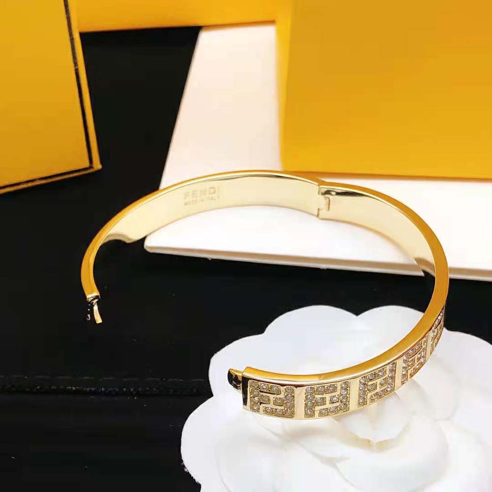 Fendi Women FF Bracelet Gold-coloured (7)