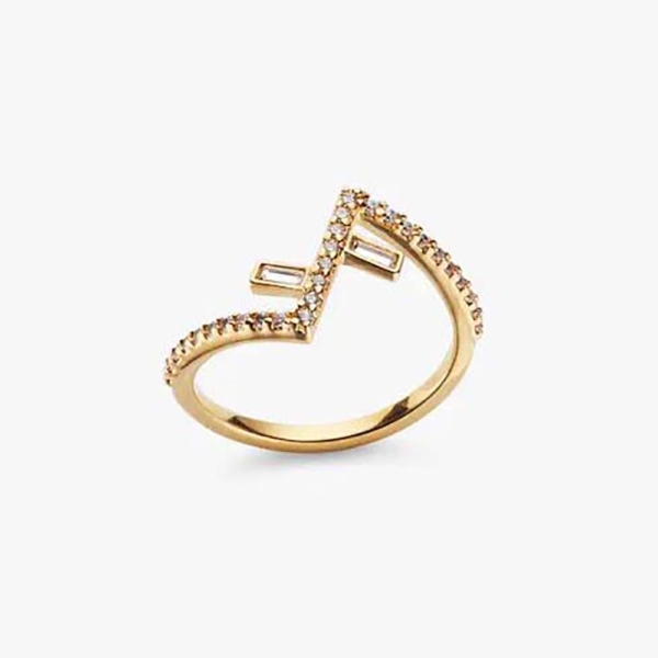 Fendi Women Fendi First Ring Gold-coloured (1)