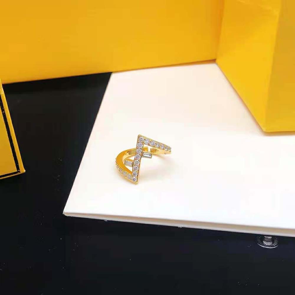 Fendi Women Fendi First Ring Gold-coloured (4)