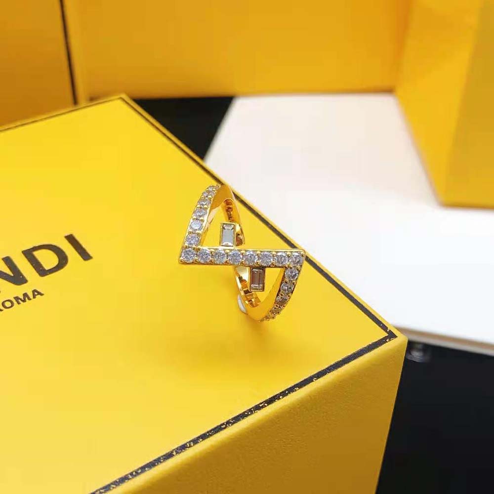 Fendi Women Fendi First Ring Gold-coloured (5)