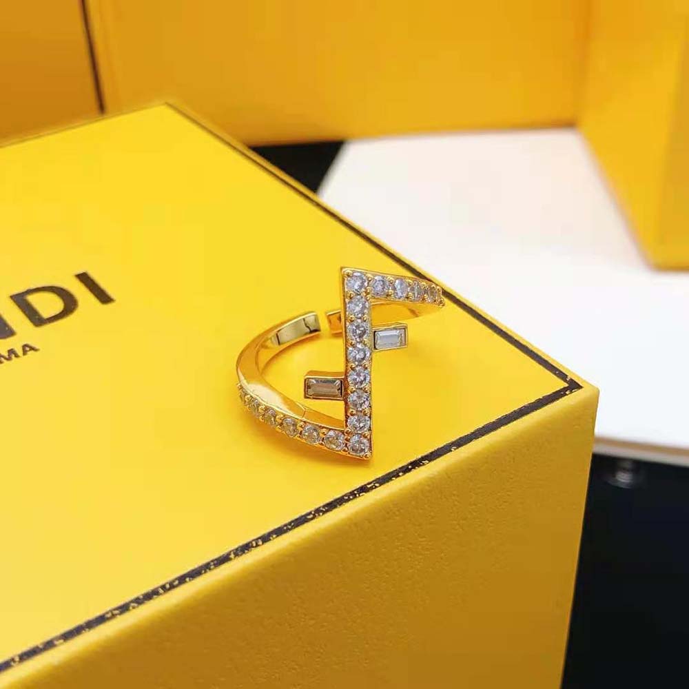 Fendi Women Fendi First Ring Gold-coloured (6)