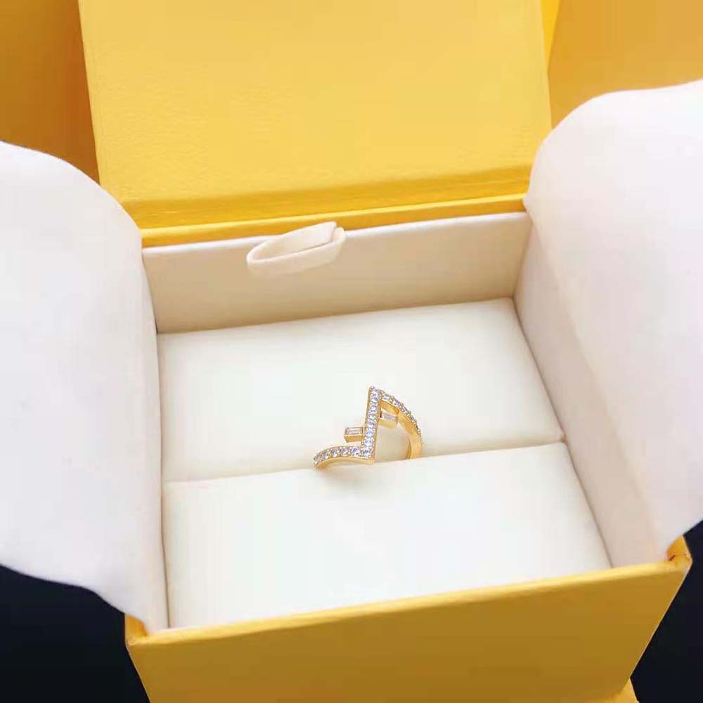Fendi Women Fendi First Ring Gold-coloured (7)