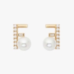 Fendi Women First Earrings Gold-coloured