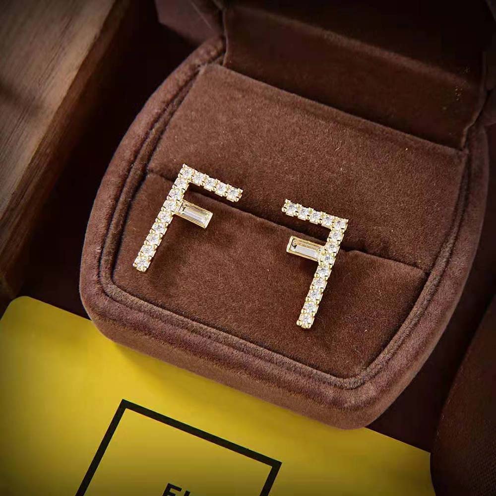 Fendi Women First Gold-coloured Earrings in Brass (2)