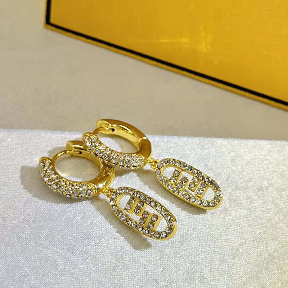 Fendi Women O’Lock Earrings Gold-coloured (3)