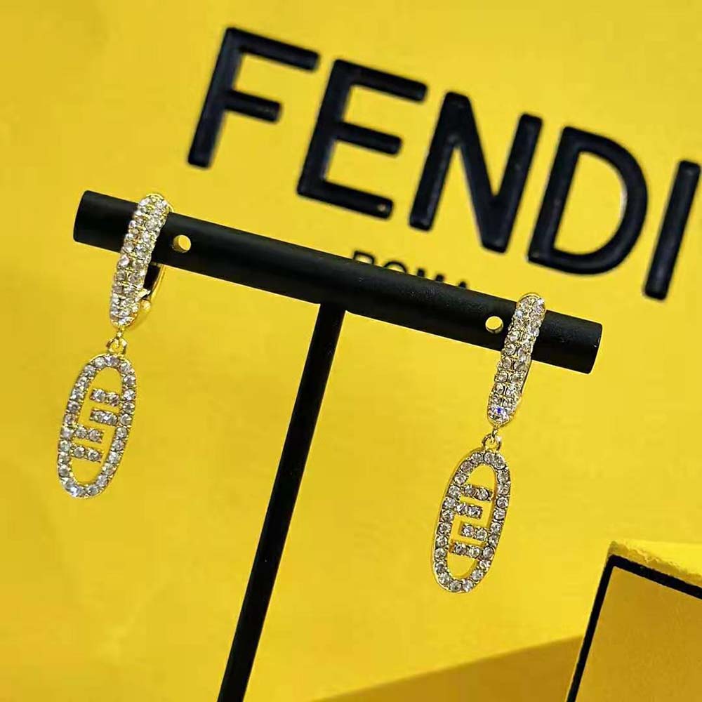 Fendi Women O’Lock Earrings Gold-coloured (5)