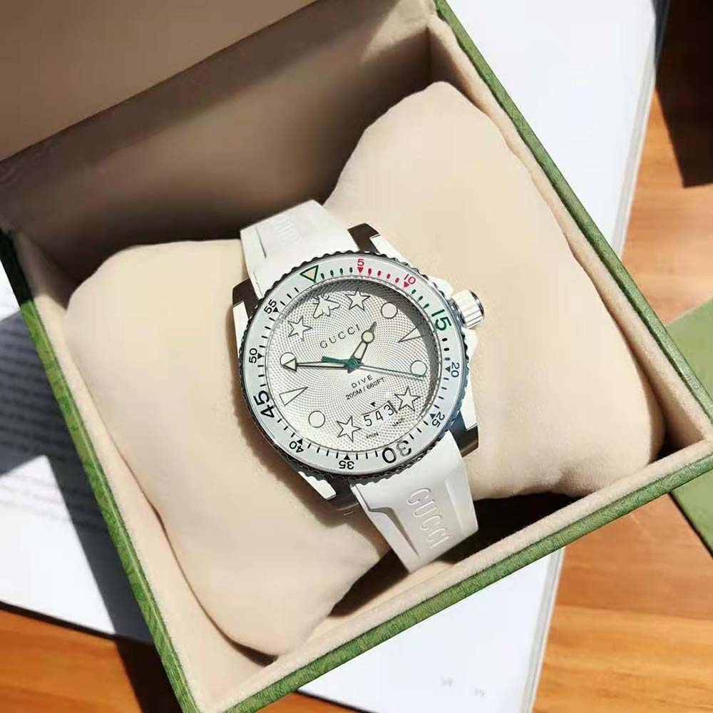 Gucci Women G-Timeless Watch Quartz Movement 40 mm in Steel-Silver (3)