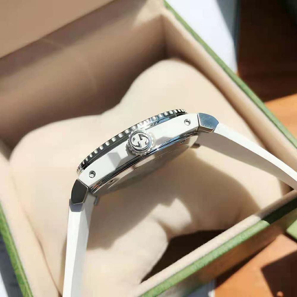 Gucci Women G-Timeless Watch Quartz Movement 40 mm in Steel-Silver (8)