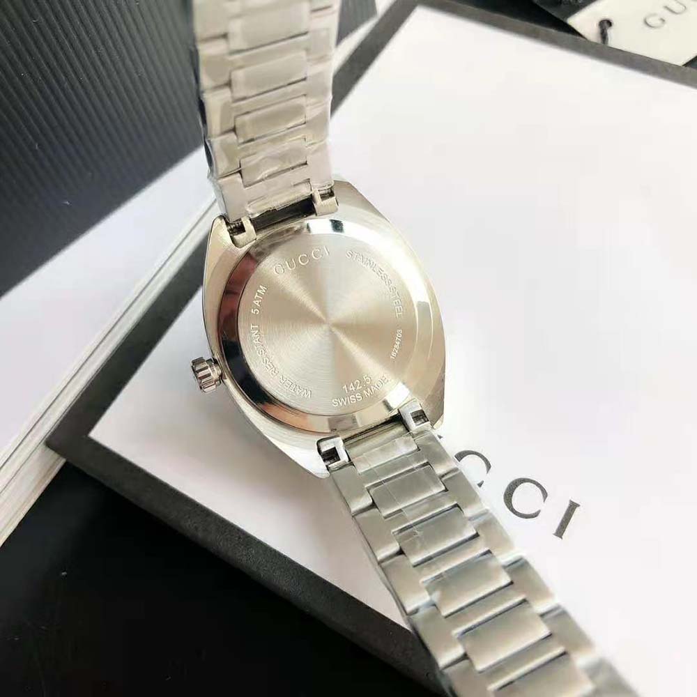 Gucci Women GG2570 Watch Quartz Movement 29 mm in Steel-Silver (2)