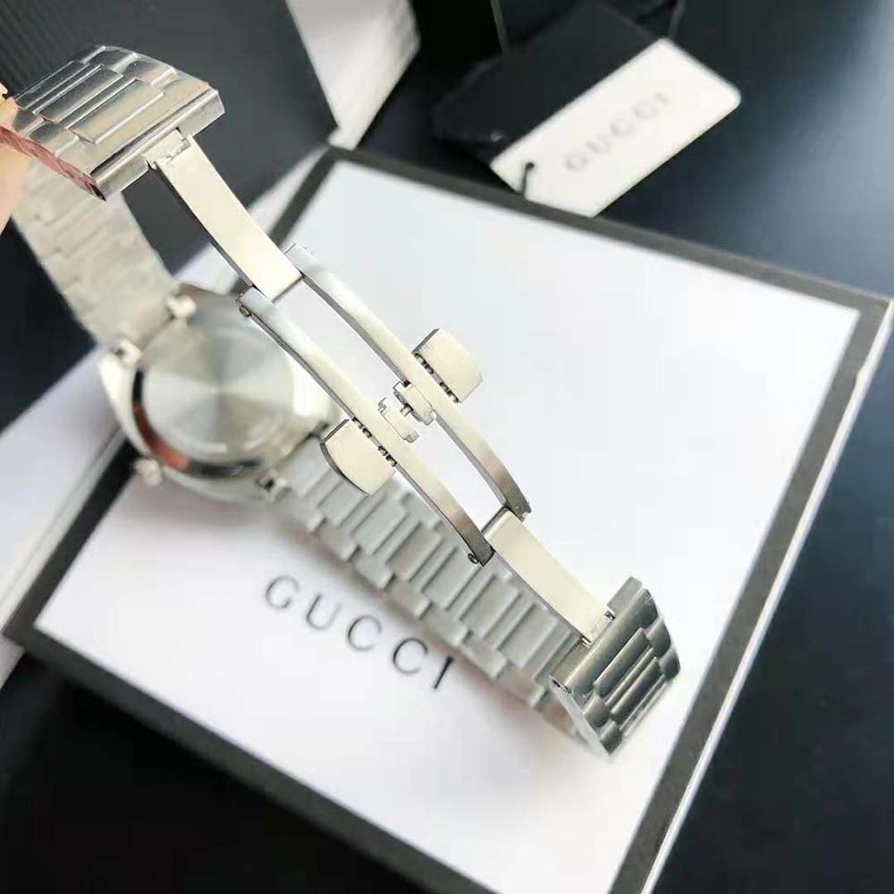 Gucci Women GG2570 Watch Quartz Movement 29 mm in Steel-Silver (5)