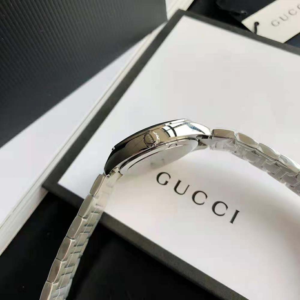 Gucci Women GG2570 Watch Quartz Movement 29 mm in Steel-Silver (6)