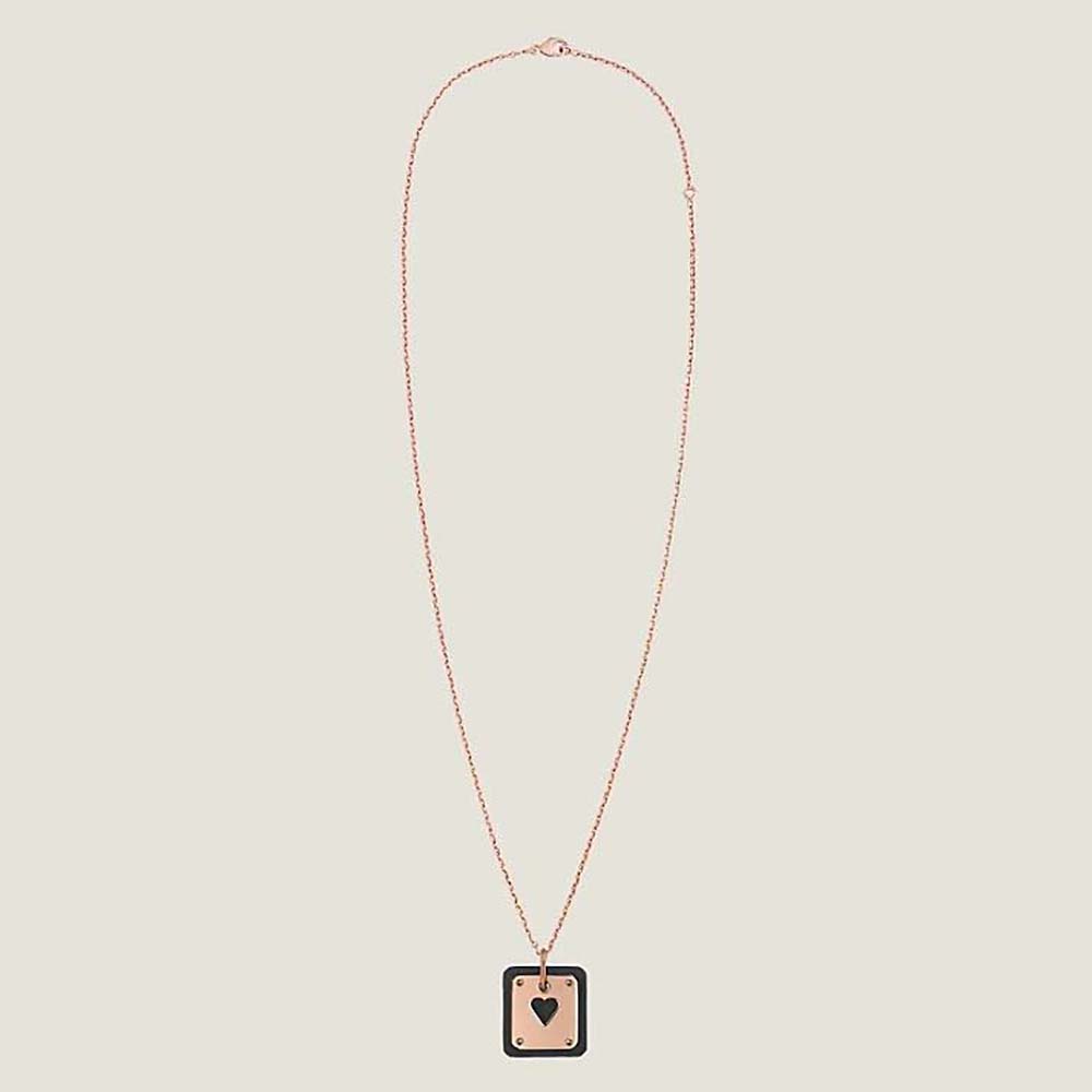 Hermes Women As De Coeur Pendant Small Model-Black