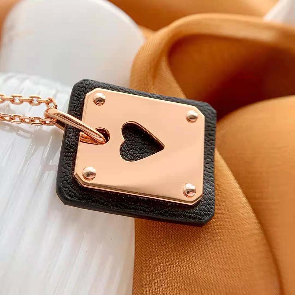 Hermes Women As De Coeur Pendant Small Model-Black (7)