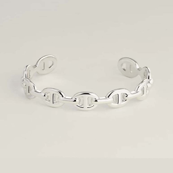 Hermes Women Chaine D’Ancre Enchainee Bracelet Medium Model (1)