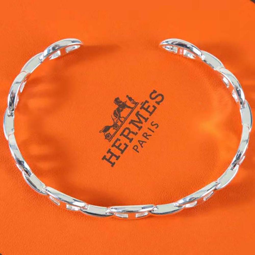 Hermes Women Chaine D’Ancre Enchainee Bracelet Medium Model (4)