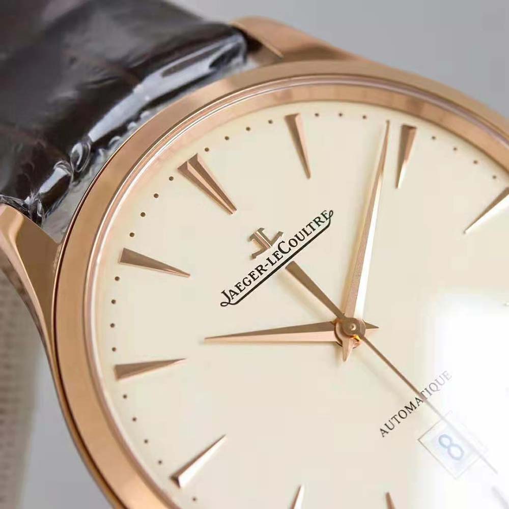 Jaeger-LeCoultre Men Master Ultra Thin Automatic Winding 39 mm in Pink Gold (5)