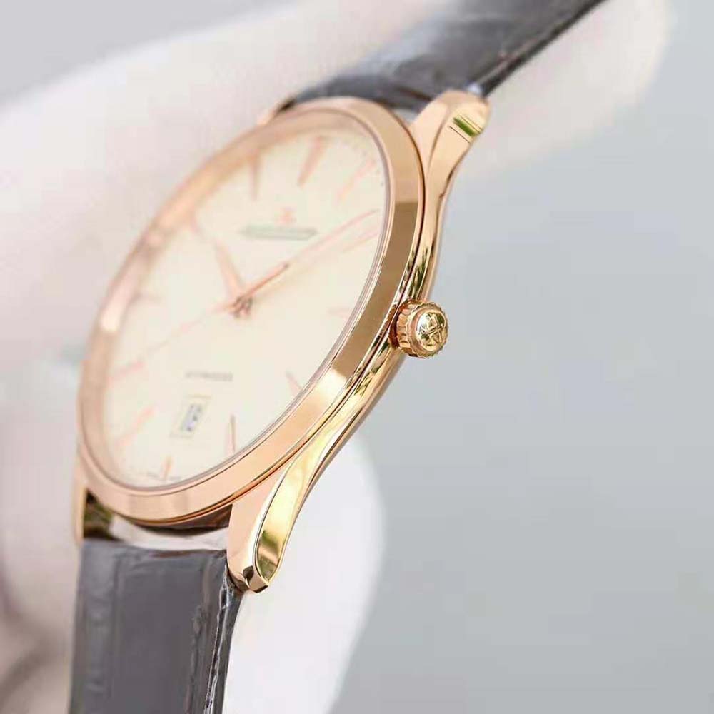 Jaeger-LeCoultre Men Master Ultra Thin Automatic Winding 39 mm in Pink Gold (7)