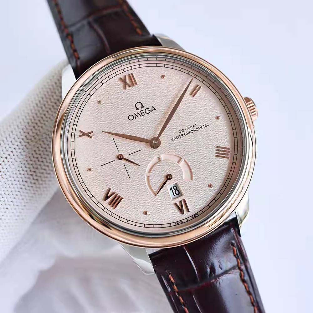 Omega Men De Ville Prestige Co‑axial Master Chronometer Power Reserve 41 mm-Brown (2)