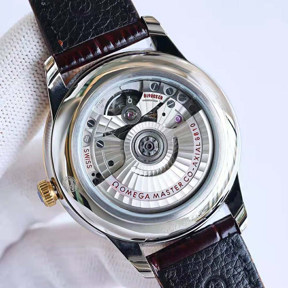 Omega Men De Ville Prestige Co‑axial Master Chronometer Power Reserve 41 mm-Brown (5)