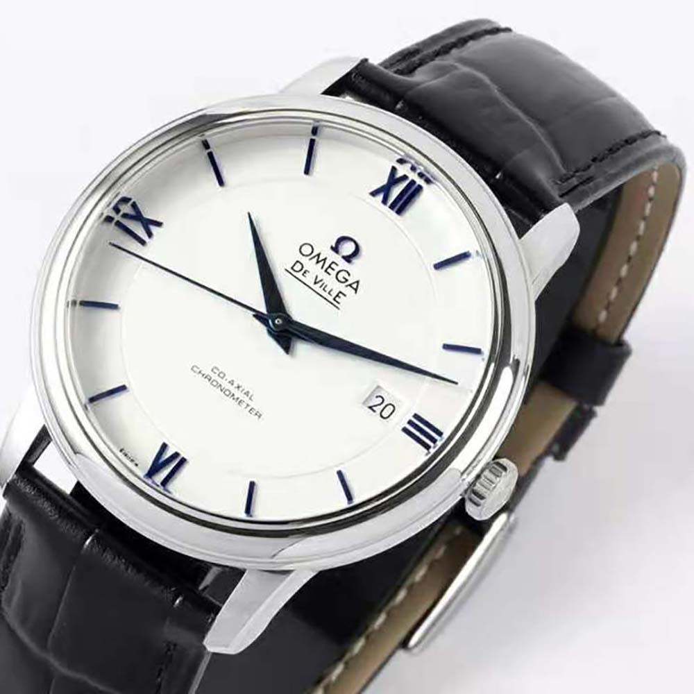 Omega Men Prestige Co‑Axial Chronometer 39.5 mm in White Gold (4)