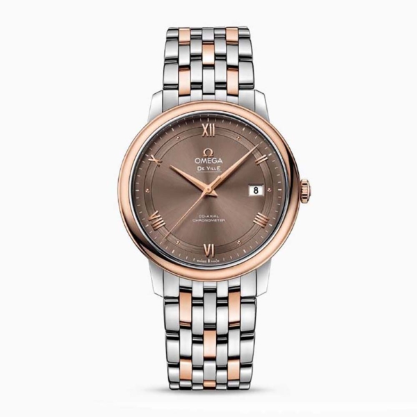 Omega Men Prestige Co‑Axial Chronometer 39,5 mm in Stainless Steel-Brown (1)