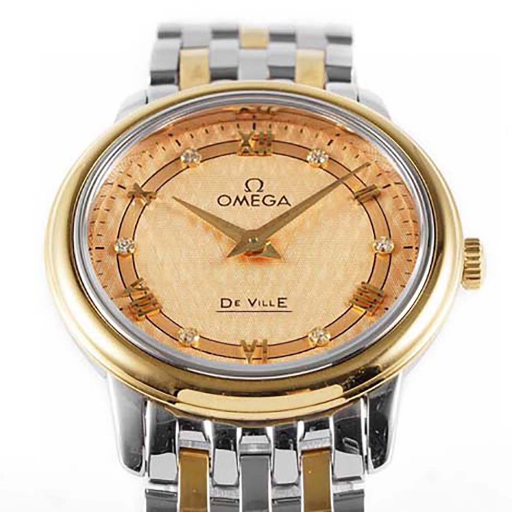 Omega Women De Ville Prestige Quartz 27.4 mm in Yellow Gold (4)