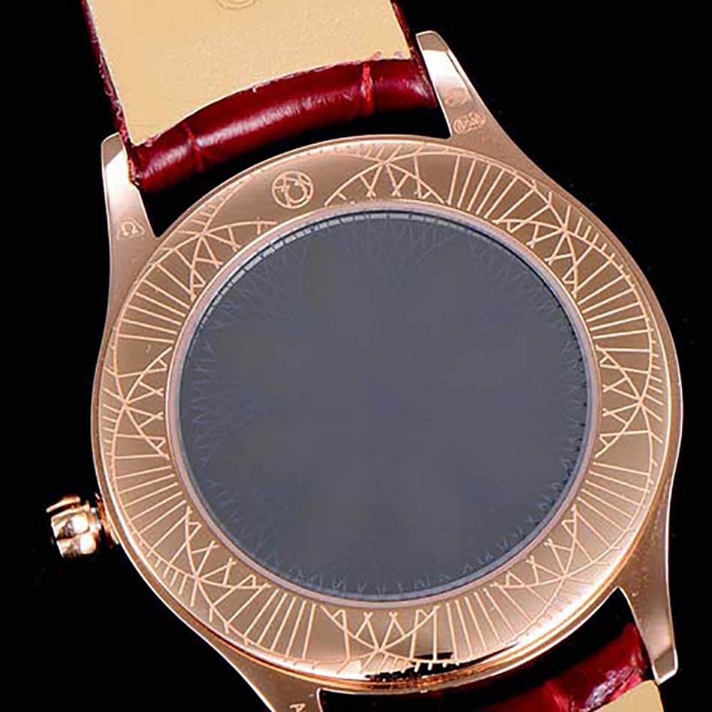 Omega Women De Ville Trésor Quartz 36 mm in Moonshine™ Gold-Red (10)