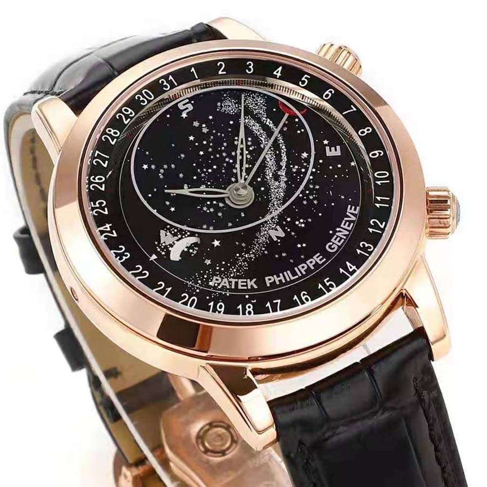 Patek Philippe Men Grand Complications Self-Winding 44 mm in Rose Gold-Black (4)