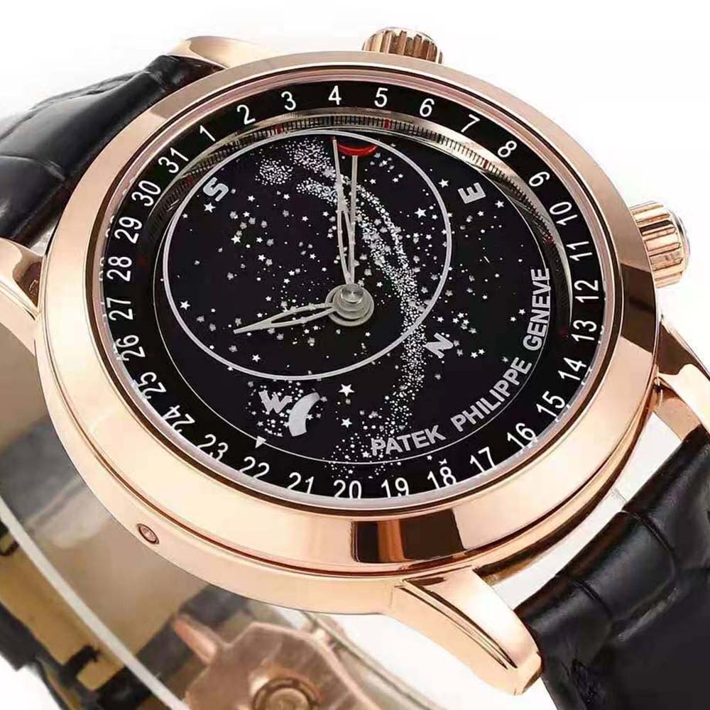 Patek Philippe Men Grand Complications Self-Winding 44 mm in Rose Gold-Black (5)