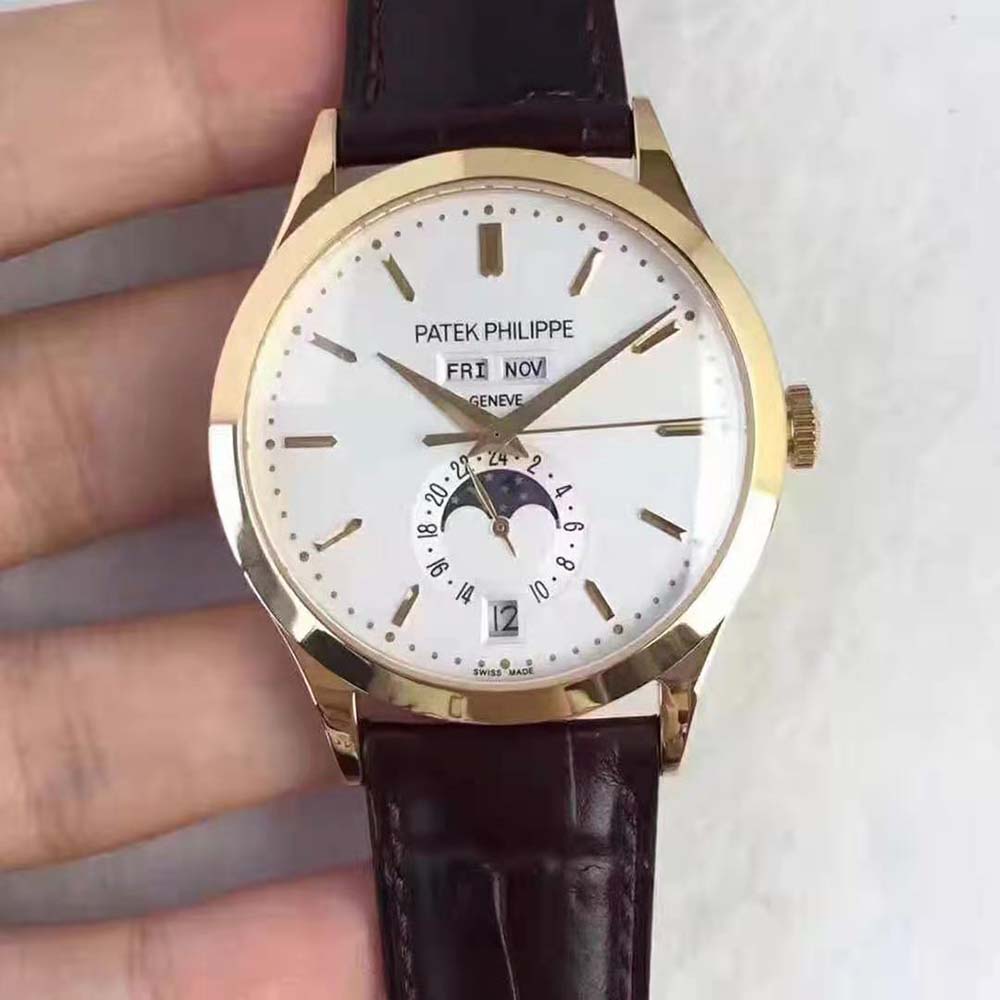 Patek Philippe Men complications Self-Winding 38.5 mm in Rose Gold (2)