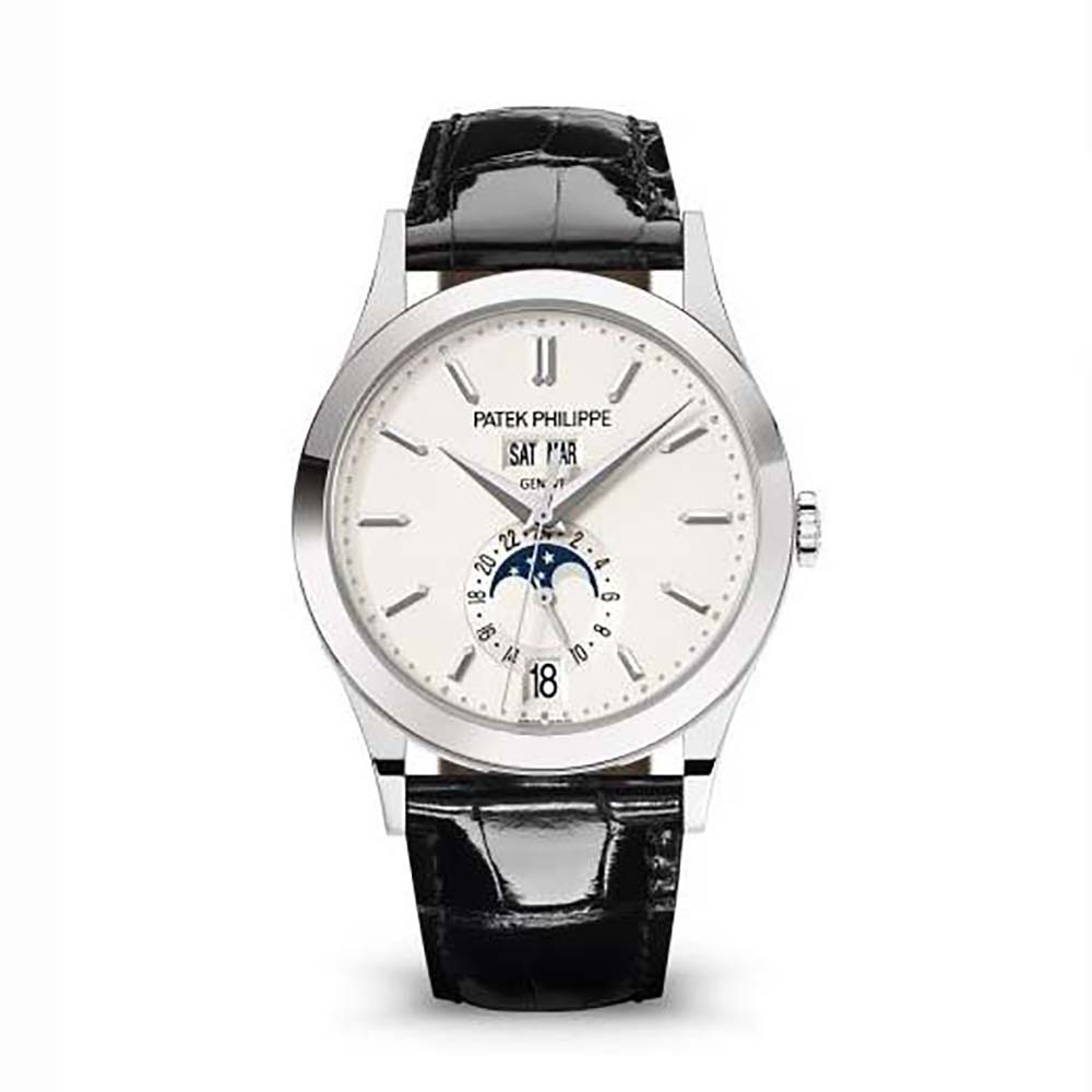 Patek Philippe Men complications Self-Winding 38.5 mm in White Gold