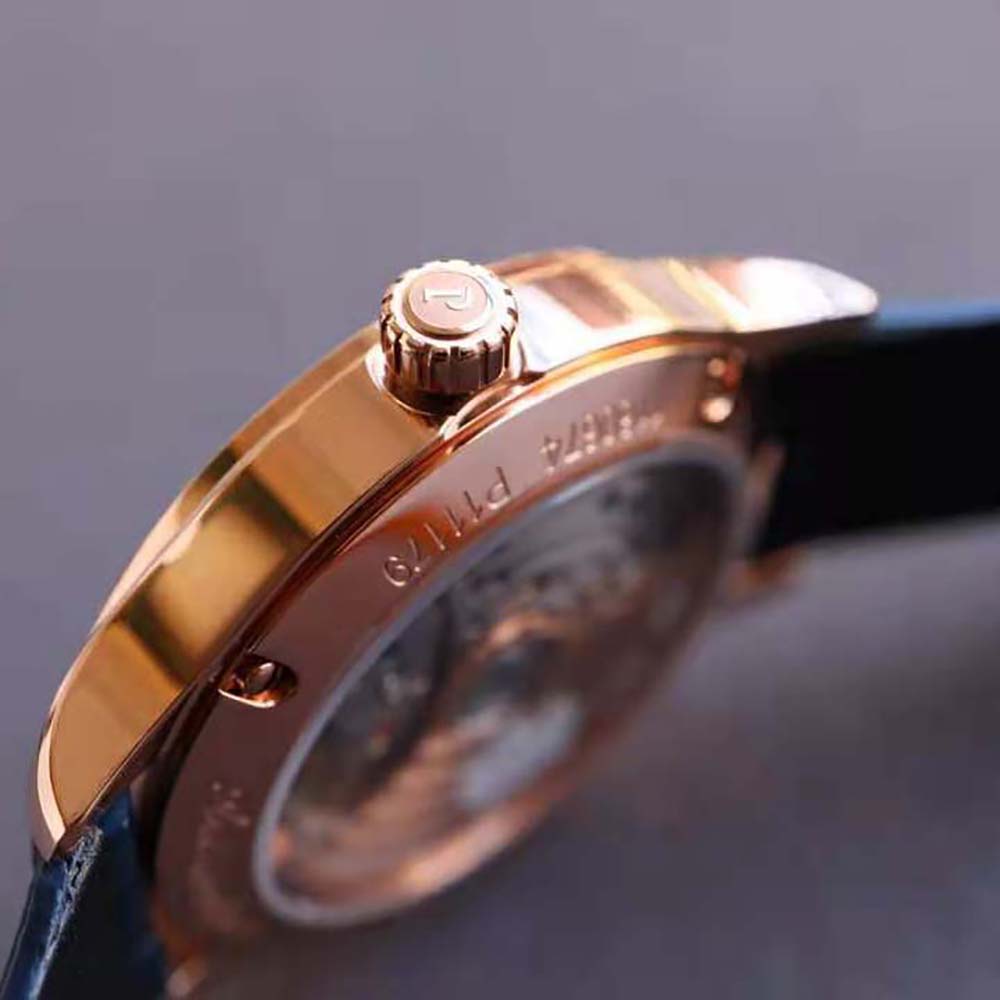 Piaget Women Limelight Stella Moonphase Watch 36 mm in Rose Gold-Navy (8)
