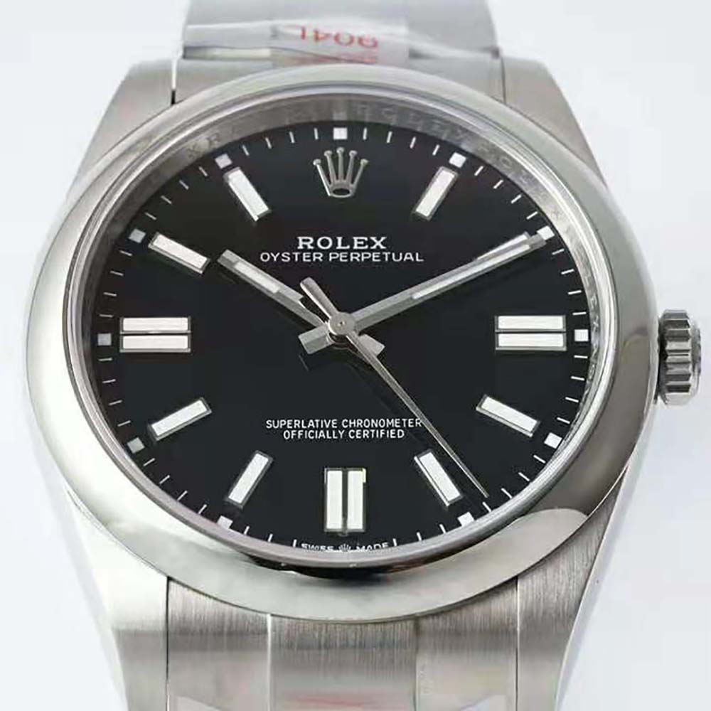 Rolex Men More Oyster Perpetual Technical Details 41 mm in Oystersteel-Black (3)