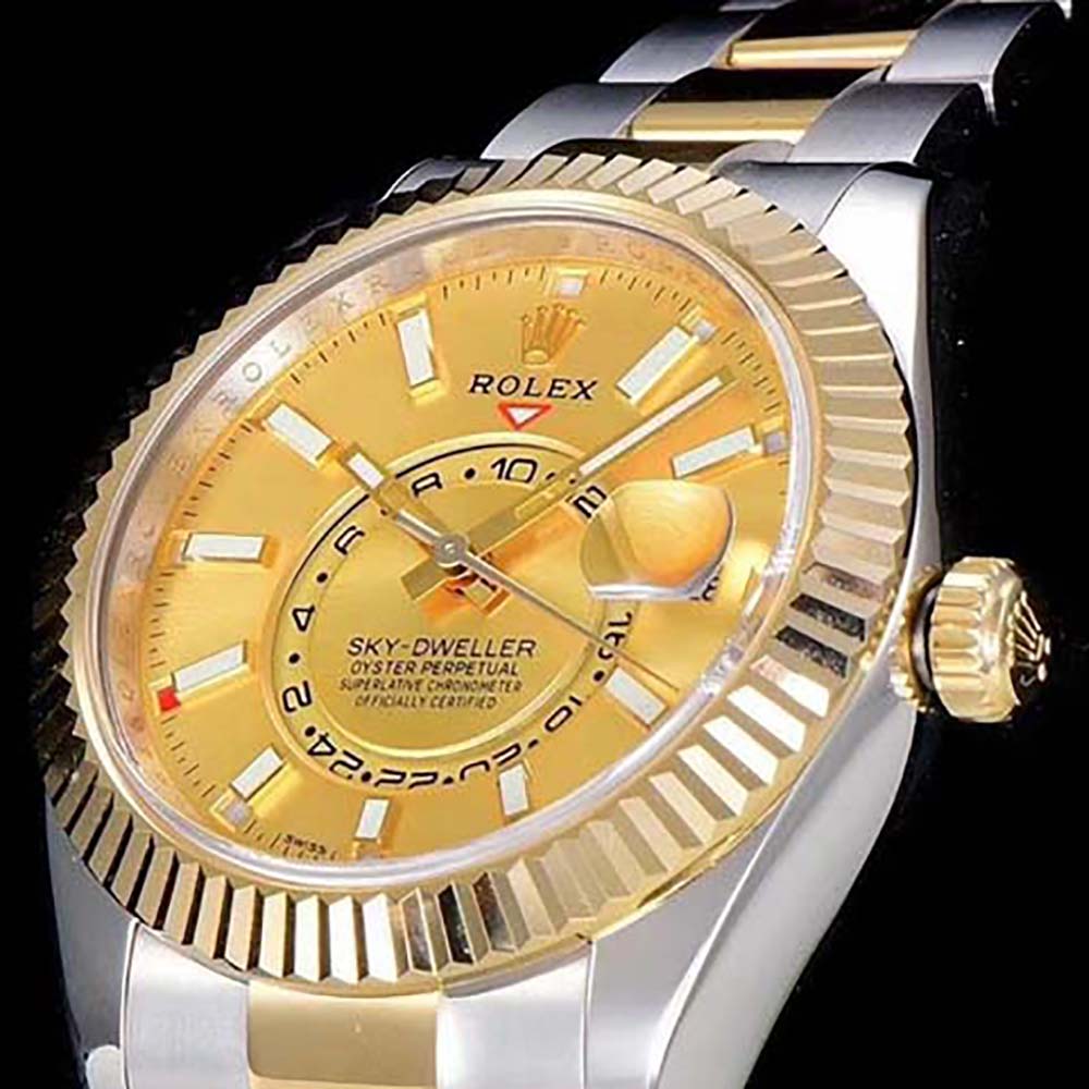 Rolex Men More Sky-Dweller Technical Details Oyster 42 mm in Oystersteel and Yellow Gold (4)