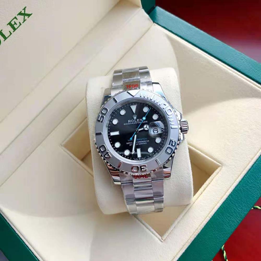 Rolex Men More Yacht-Master Technical Details Oyster 40 mm in Oystersteel and Platinum (4)