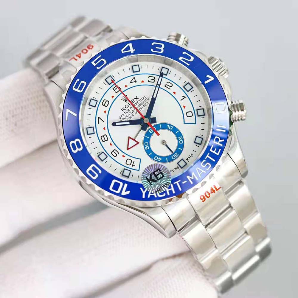 Rolex Men More Yacht-Master Technical Details Oyster 44 mm in Oystersteel-White (2)