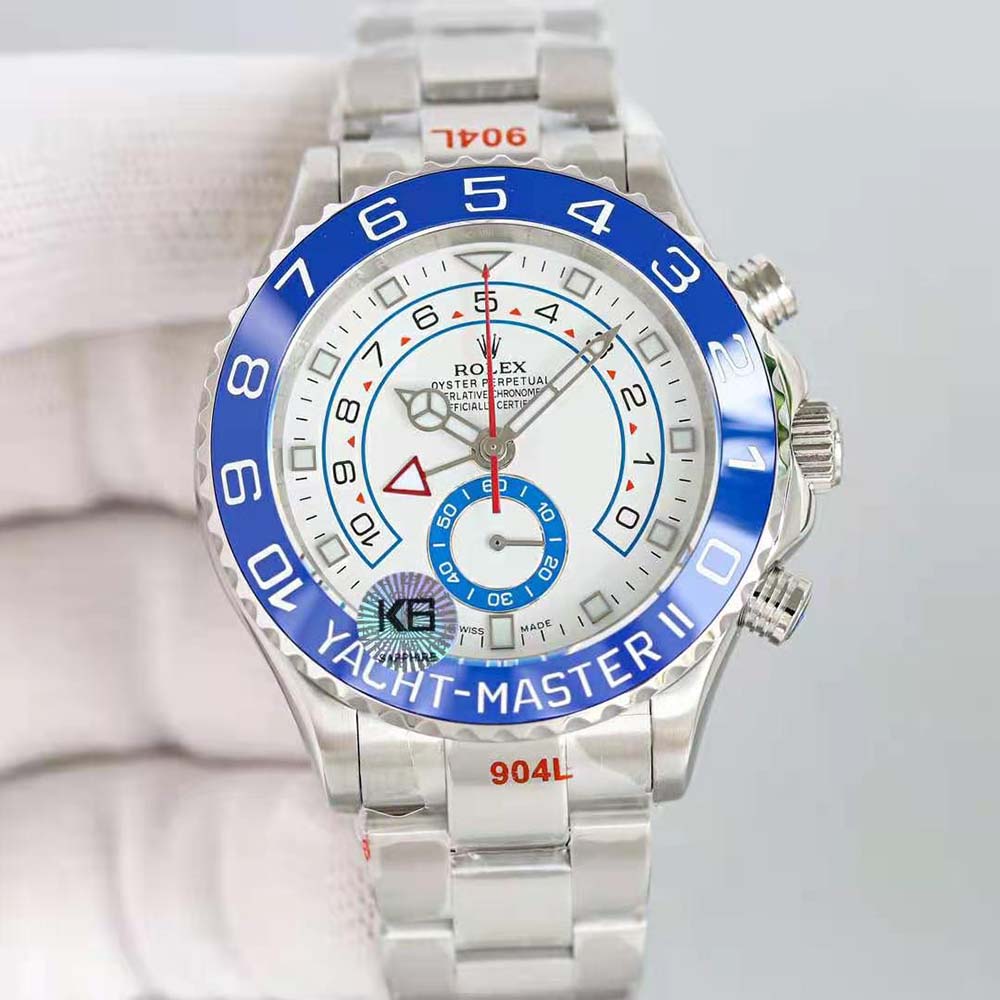 Rolex Men More Yacht-Master Technical Details Oyster 44 mm in Oystersteel-White (5)
