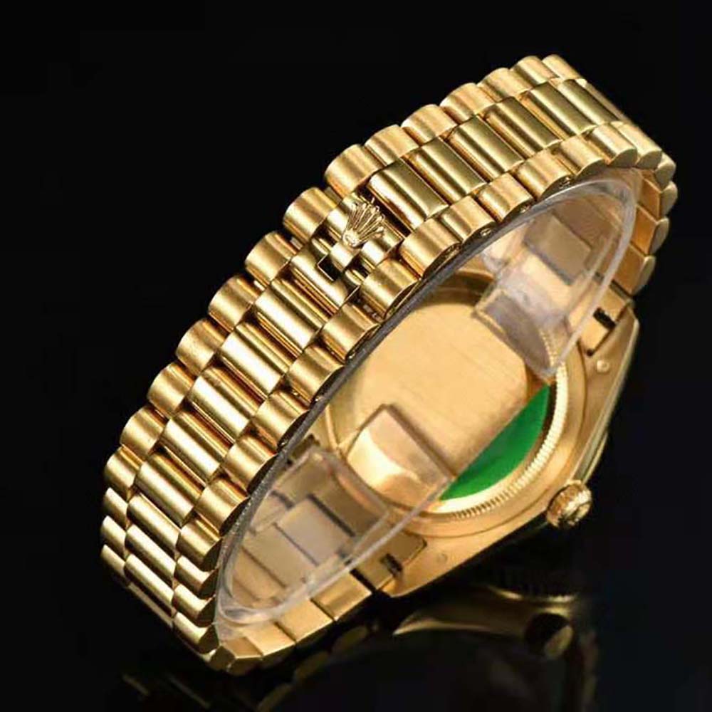 Rolex Women More Day-Date Technical Details Oyster 40 mm in Yellow Gold-Black (6)